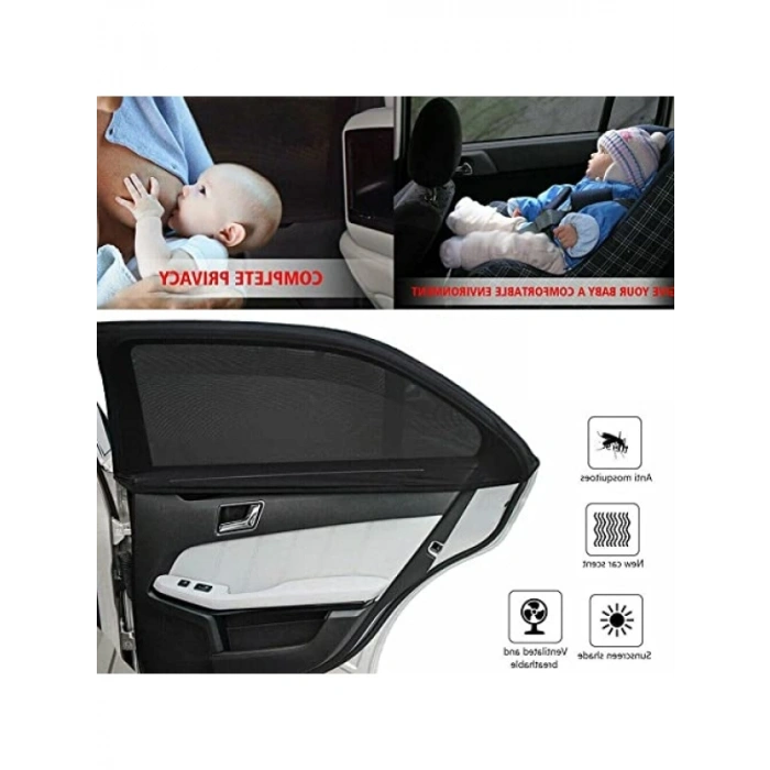 Araba Arka Güneşlik - Emzirme Örtüsü Özellikli