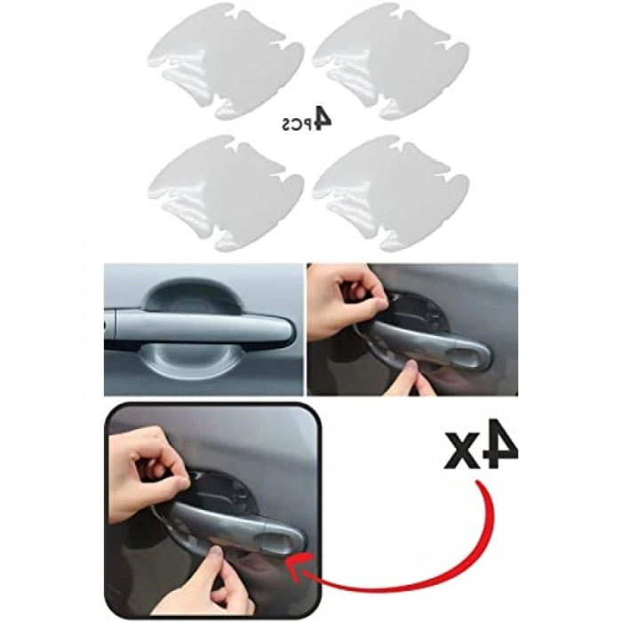 Araba Kapı Kolu Koruyucu Film Seti (4 Adet)