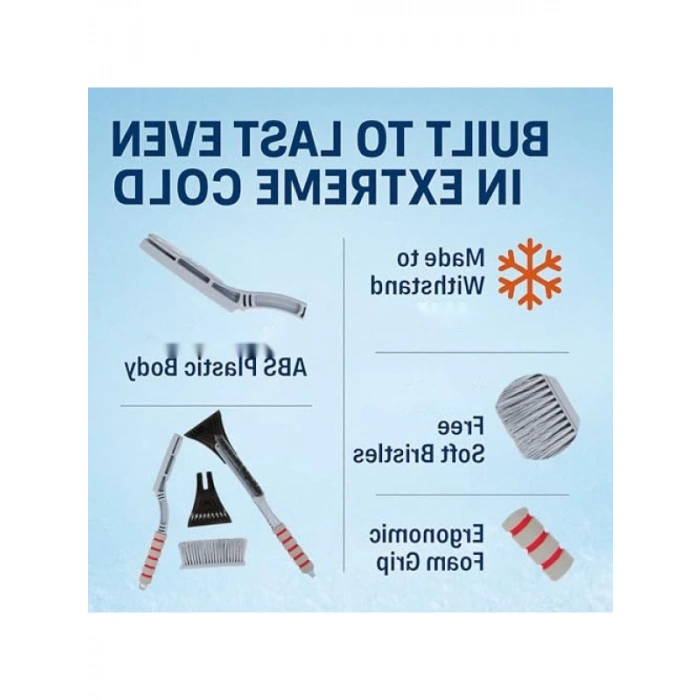 Araba Kar Fırçası ve Buz Kazıyıcı - 45 cm