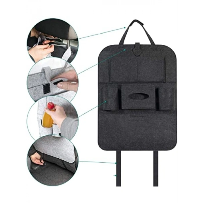 Araba Koltuk Arkası Eşya Düzenleyici - 7 Cepli Organizer