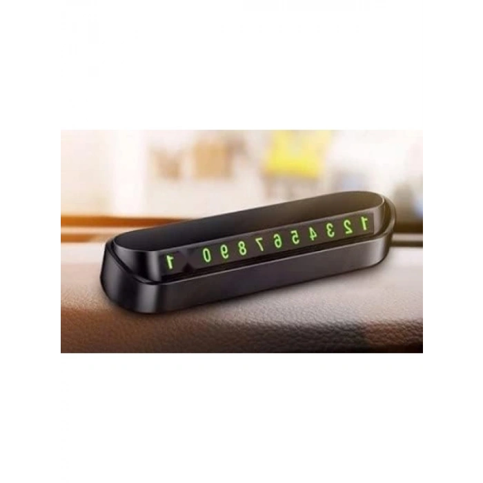 Araç İçi Aç Kapa Park Numaratörü - Fosforlu Tasarım