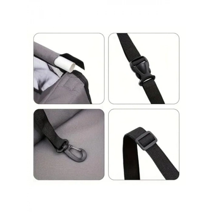 Araç İçi Evcil Hayvan Taşıma Çantası - Siyah