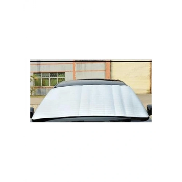 Araç İçi Güneş Şemsiyesi - Vantuzlu, Katlanır Perde (130 cm x 60 cm)