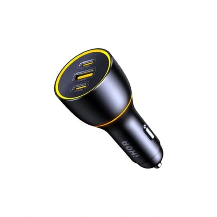 Araç İçi Hızlı Şarj Adaptörü - 3 Portlu PD 170W