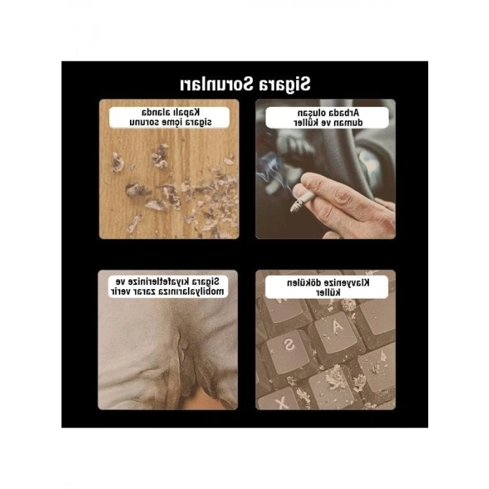Araç İçi Mini Sigara Küllüğü, Ahşap Tasarım, Pratik Kullanım