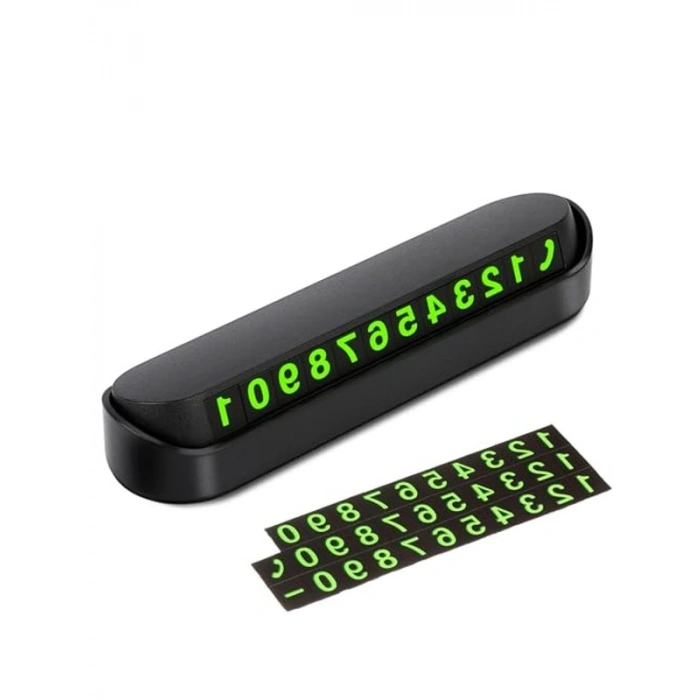 Araç İçi Park Numaralığı ve Telefon Kartı Tutucu