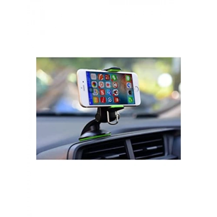 Araç İçi Telefon Tutucu - 360 Derece Döner Vantuzlu