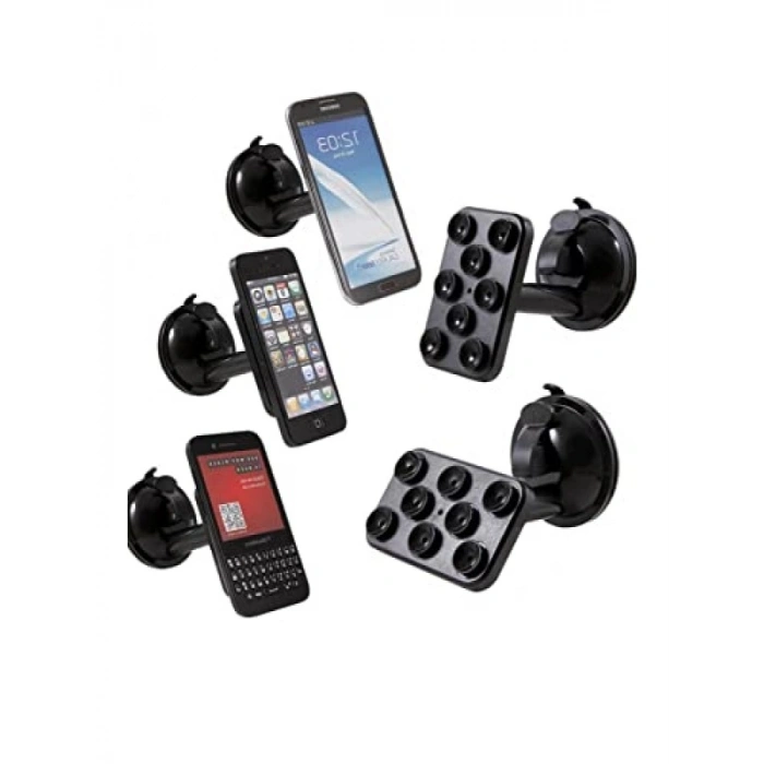 Araç İçi Telefon ve Tablet Tutucu - 8 Vantuzlu