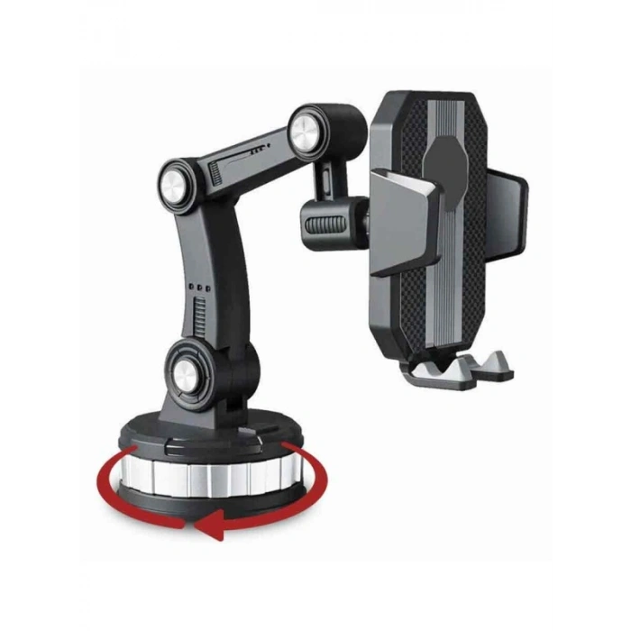 Araç İçin Ayarlanabilir Telefon Tutucu - Güçlü Vantuz