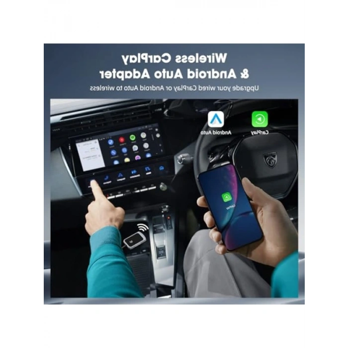 Araç İçin CarPlay ve Android Auto Dönüştürücü Adaptör