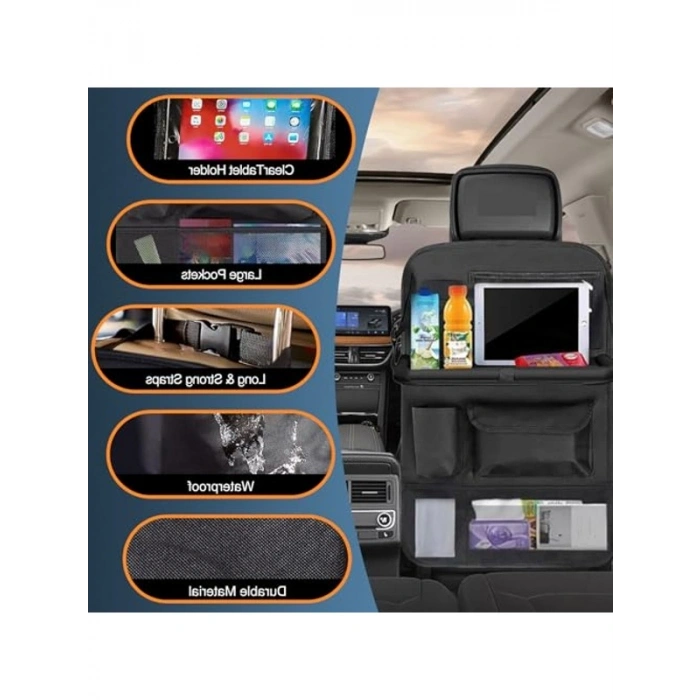 Araç Koltuğu Düzenleyici, Çok Cepli ve Katlanabilir