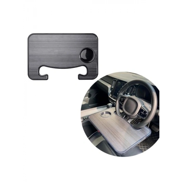 Araç Koltuğu için Direksiyon Tepsisi - Siyah