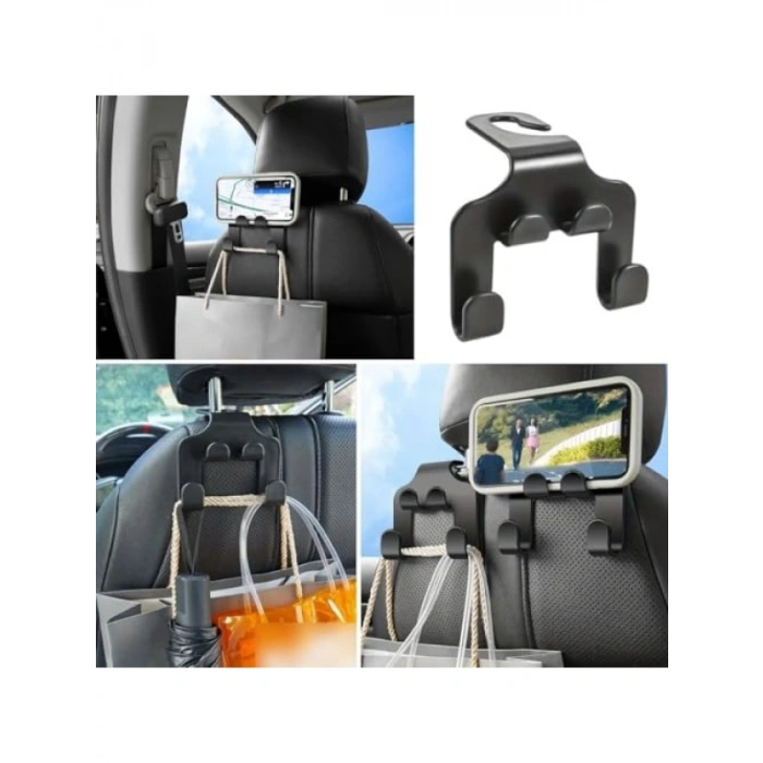 Araç Koltuk Arkası Organizer - Poşet, Elbise, Telefon Tutucu