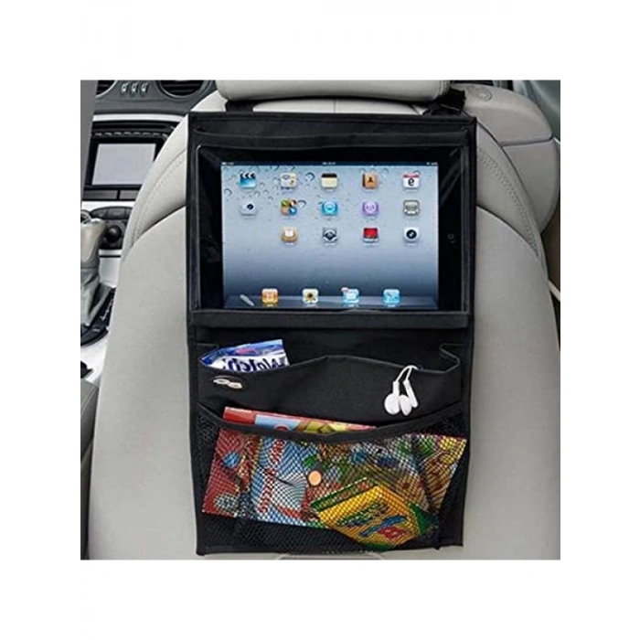 Araç Koltuk Arkası Organizer - Tablet ve Telefon Tutucu