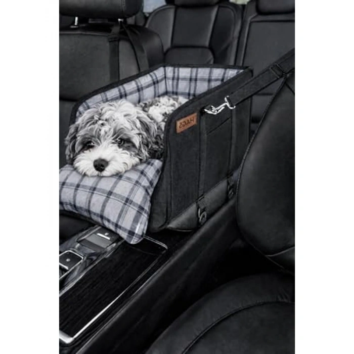 Araç Konsol Köpek Koltuğu, Siyah ve Kırmızı Renk