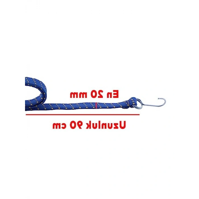 Araç Lastiği Sabitleme Lastiği, 20 mm x 90 cm Ölçülerinde