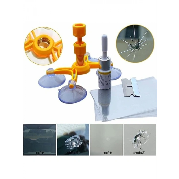 Araç Ön Cam Çatlak Onarım Seti ile Cam Tamir Kiti