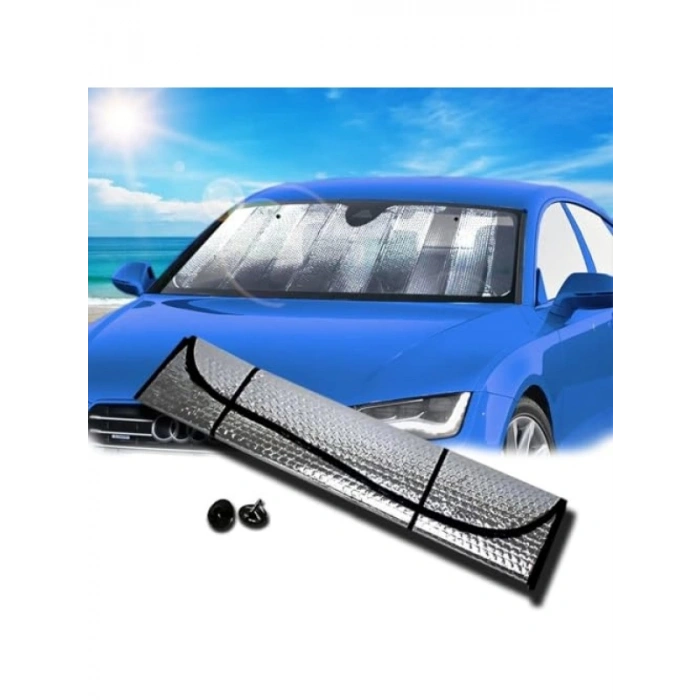 Araç Ön Cam Güneşlik - Vantuzlu Gölgelik