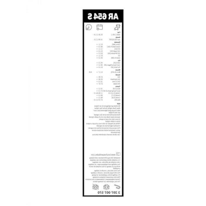 Araç Silecek Seti [650/340 mm]