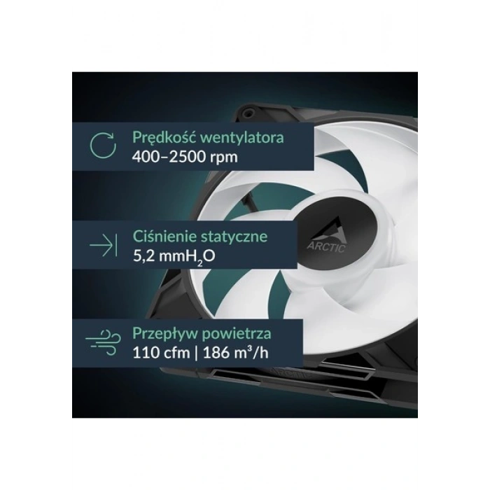 Arctic P14 Pro Argb 140MM 2500RPM 110CFM Yüksek Performans Kasa Fanı (ACFAN00315A)