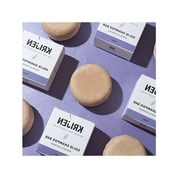 Argan ve Lavanta Özlü Katı Şampuan - 100 Gr