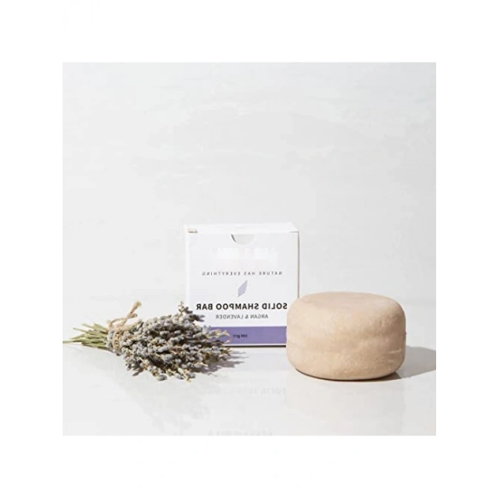 Argan ve Lavanta Özlü Katı Şampuan - 100 Gr