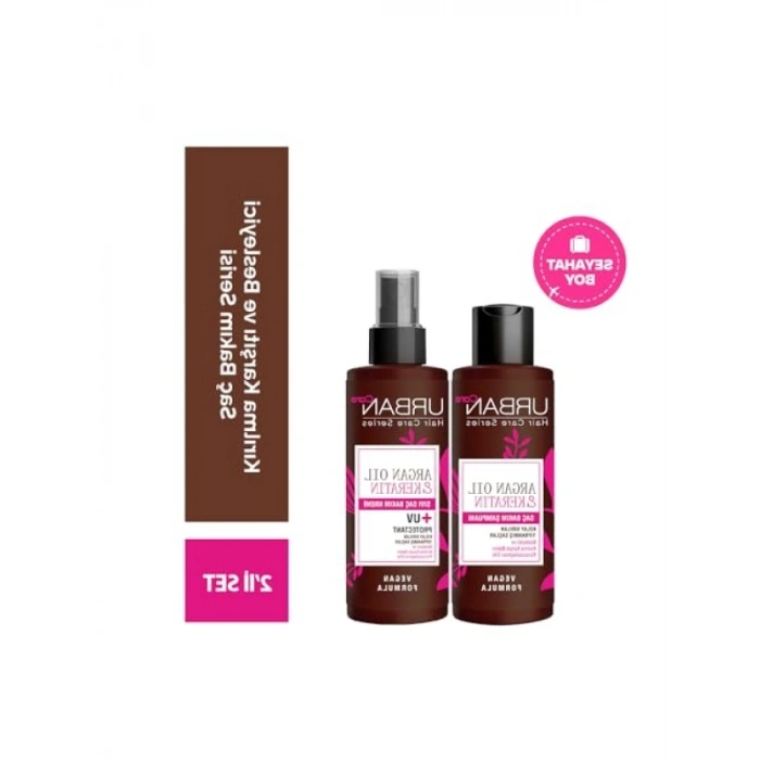 Argan Yağı & Keratin İle Şampuan ve Saç Kremi Seti - 100 ml