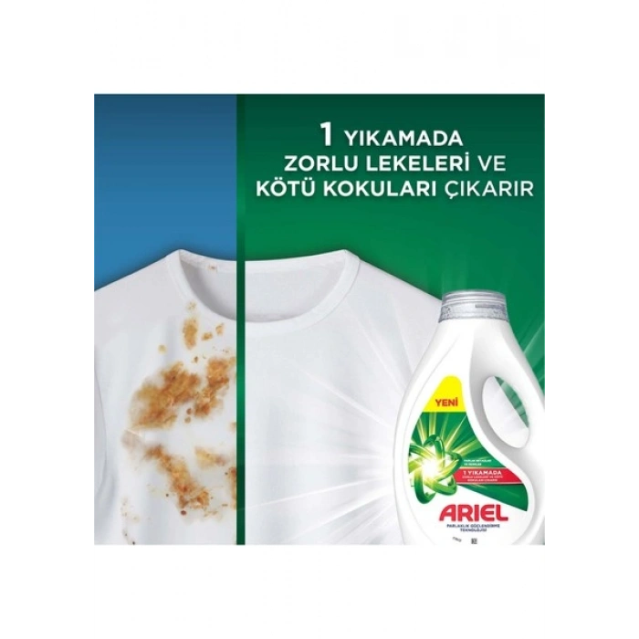 Ariel Sıvı Çamaşır Deterjanı Beyazlar ve Renkliler 32 Yıkama