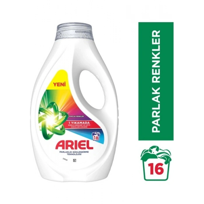 Ariel Sıvı Çamaşır Deterjanı Parlak Renkler 16 Yıkama