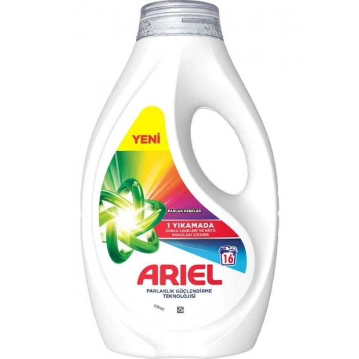 Ariel Sıvı Çamaşır Deterjanı Parlak Renkler 16 Yıkama