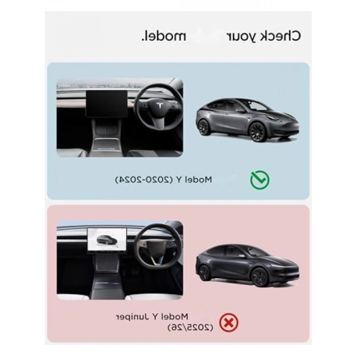 Arka Koltuk Emniyet Kemeri Yükseltici - Tesla Model Y Uyumlu