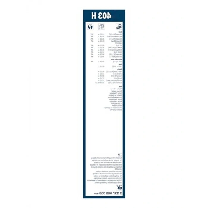 Arka Silecek - 400mm Uzunluk