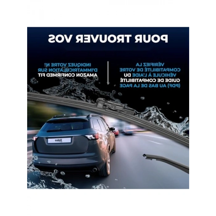 Arka Silecek Takımı, 335 mm, Çoklu Araç Uyumu