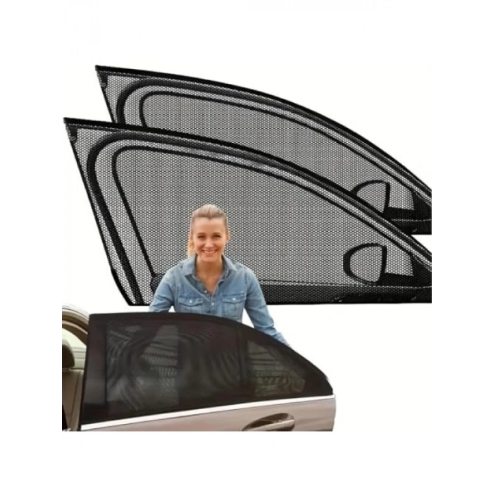 Arka Yan Cam Güneşlik Perdesi – UV Koruma (2 Adet)