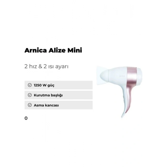 Arnica KB41221 Alize Mini Saç Kurutma Makinesi