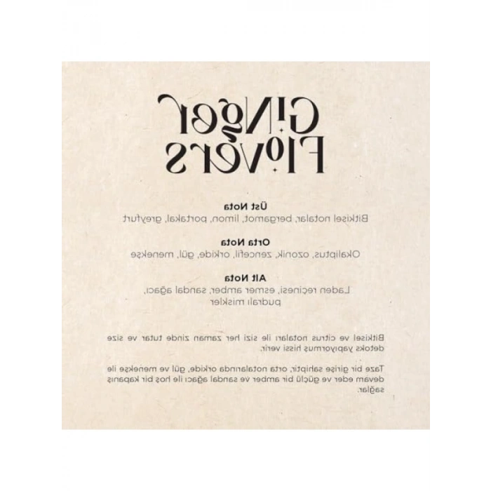 Aromatik Koku Kartuşu - Ginger Flowers 50 ml