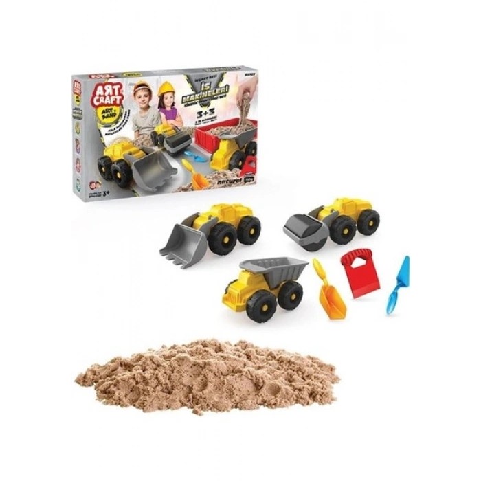 Art Craft İş Makineleri Kum Seti 750 gr