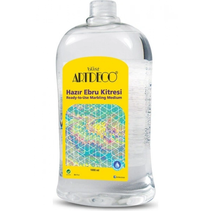 Artdeco Ebru Boyası Sıvı Kitre 1000 ml