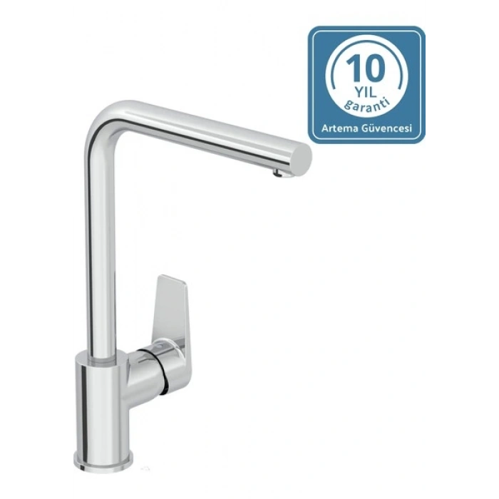 Artema Shift T30 A43691 Eviye Bataryası, L Tipi, Krom