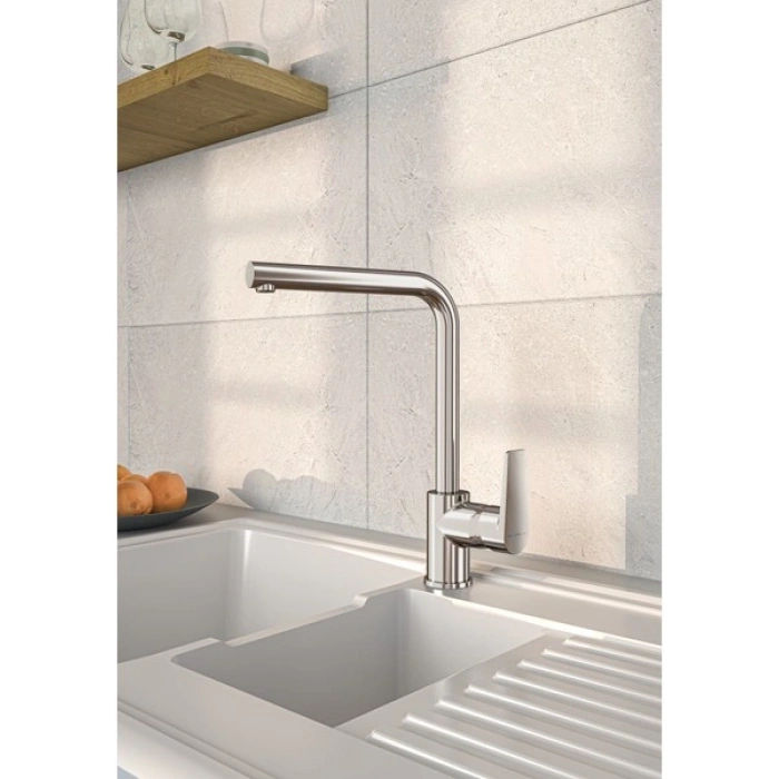 Artema Shift T30 A43691 Eviye Bataryası, L Tipi, Krom