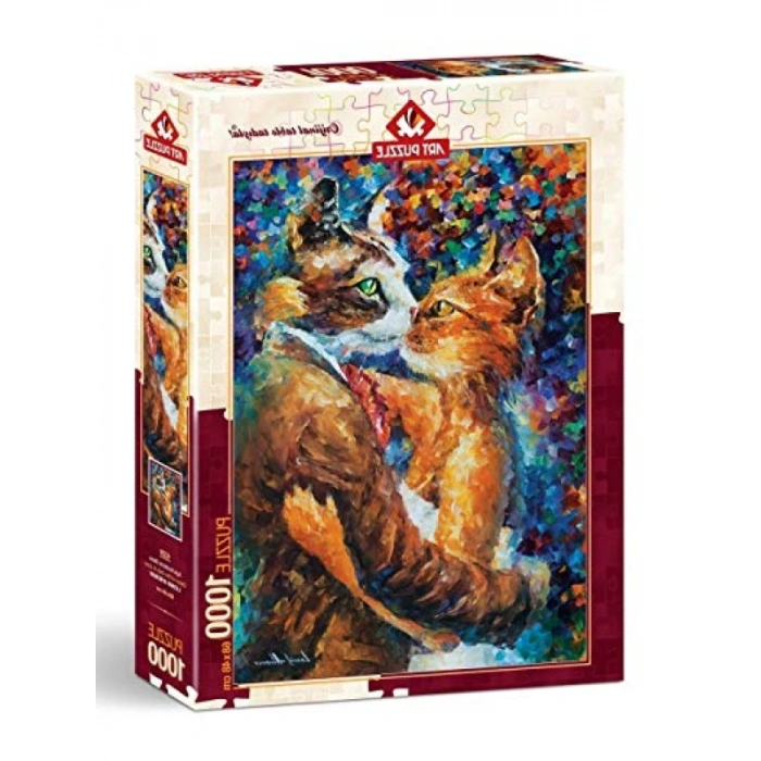 Aşık Kedilerin Dansı - 1000 Parça Puzzle