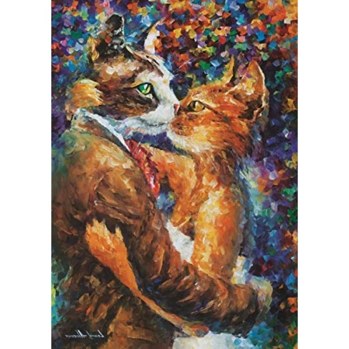 Aşık Kedilerin Dansı - 1000 Parça Puzzle
