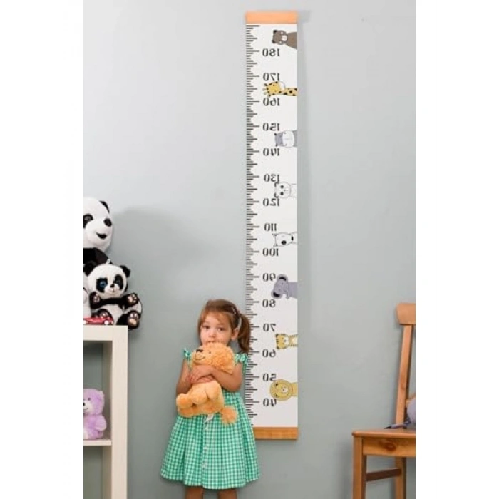 Asılabilir Ahşap Duvar Boy Ölçer