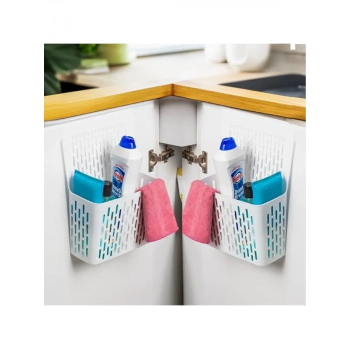Asılabilir Mutfak ve Banyo Düzenleyici, Beyaz