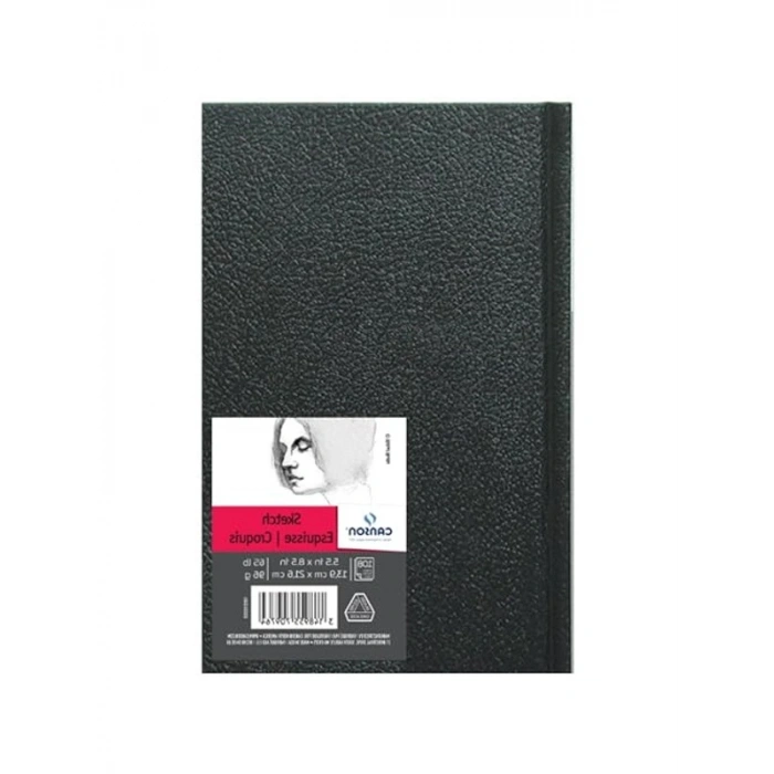 Asit İçermeyen Sert Ciltli Eskiz Defteri, 100 Yaprak, 5.5 x 8.5 inç