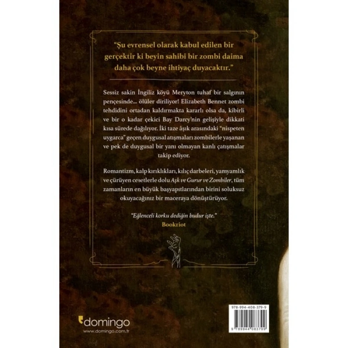 Aşk ve Gurur ve Zombiler Jane Austen
