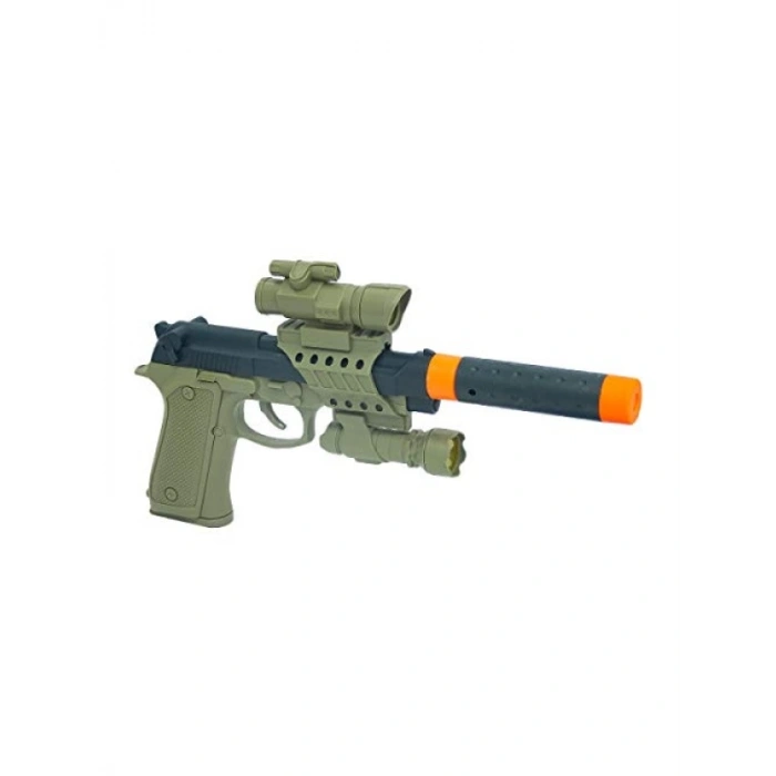 Askeri Silah Oyuncak - Hareketli Mekanizma, Ses ve Işık Efektli