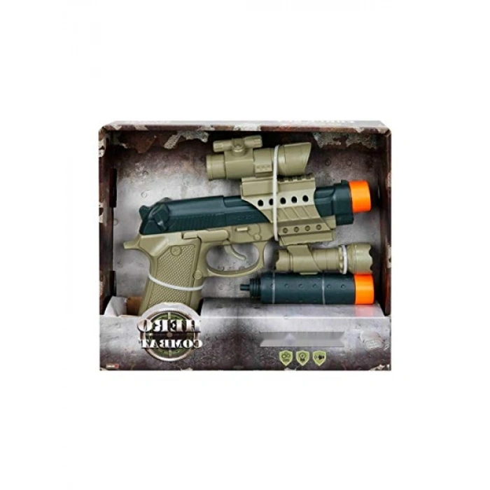 Askeri Silah Oyuncak - Hareketli Mekanizma, Ses ve Işık Efektli