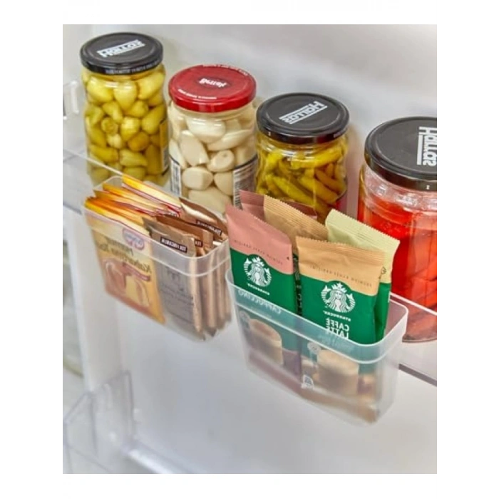 Askılı Buzdolabı Kapak İçi Raf Organizeri, 4 Adet