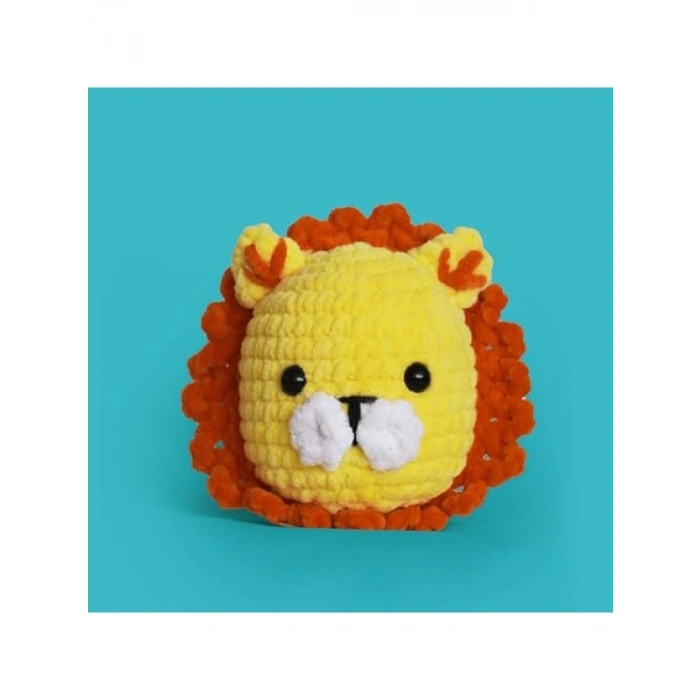 Aslan Temalı Amigurumi Tığ Kiti